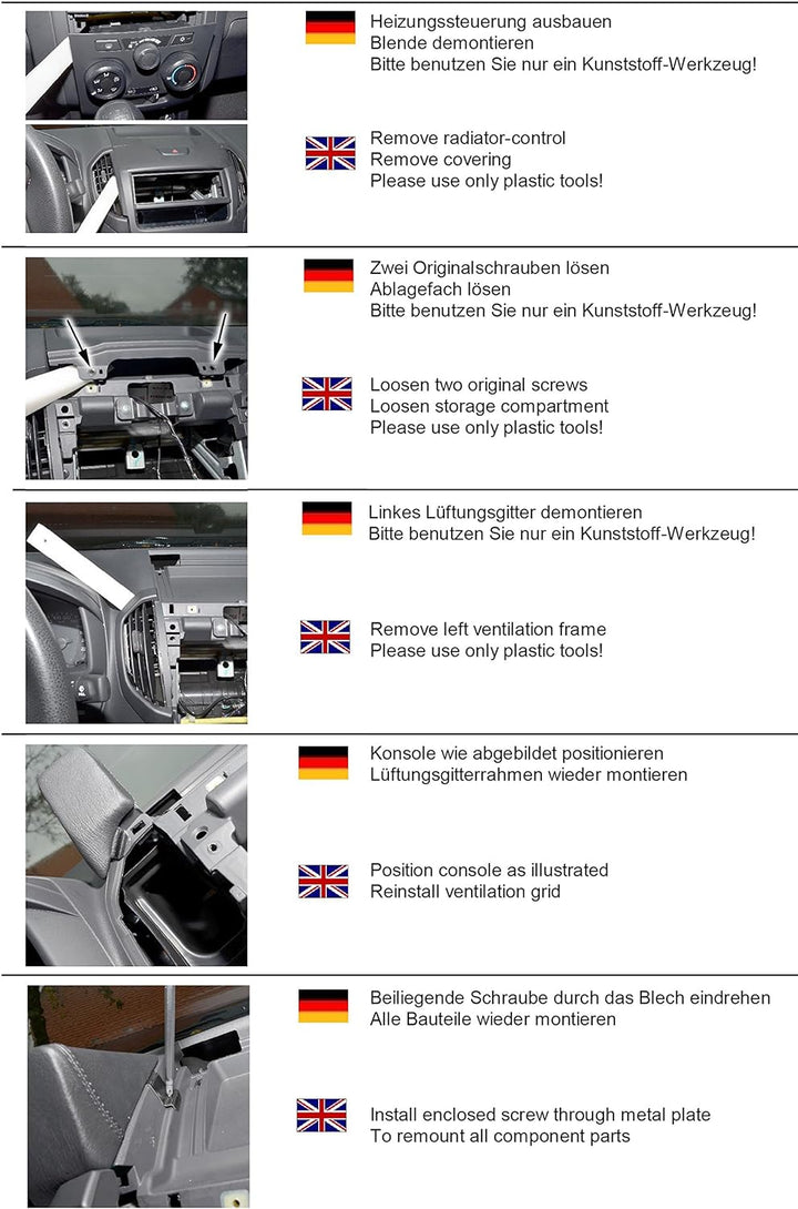 KUDA 5555 Halterung Kunstleder schwarz für Isuzu D-Max (2. Gen) ab 2012, 5555