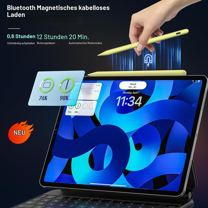 Stift für iPad 2. Generation mit kabelloser Aufladung, iPencil 2. Generation Mit Handfläche Ablehnun