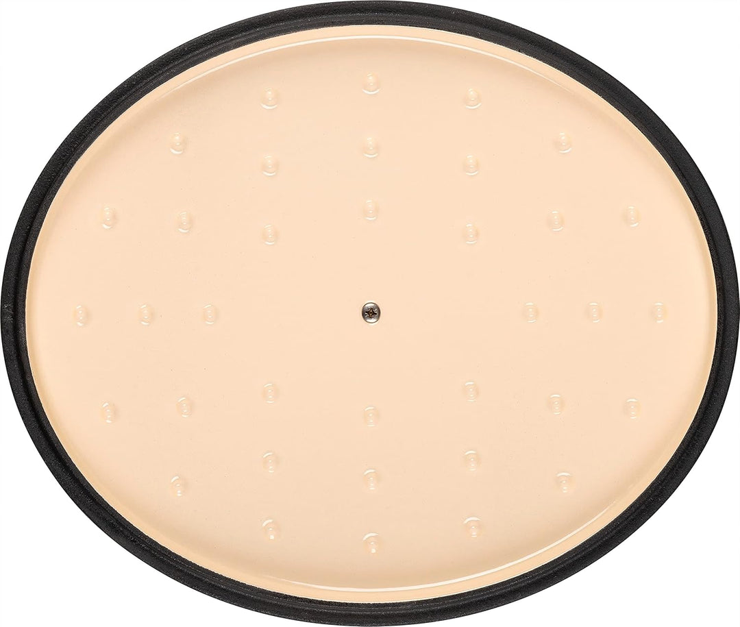 BALLARINI Bellamonte Auflaufform, Bräter, Dutch Oven, Emailliertes Gusseisen, Oval, 33 cm, 6,5 L, Gr