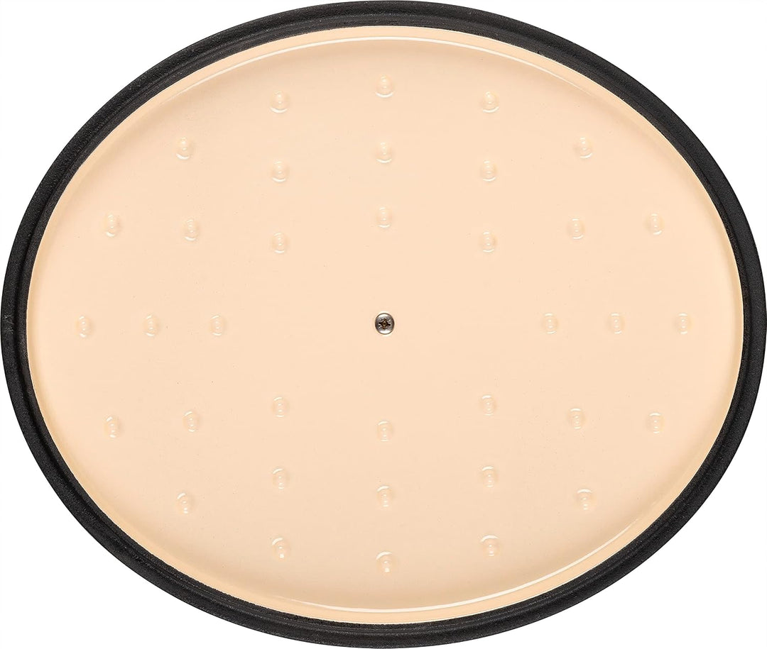 BALLARINI Bellamonte Auflaufform, Bräter, Dutch Oven, Emailliertes Gusseisen, Oval, 33 cm, 6,5 L, Ro