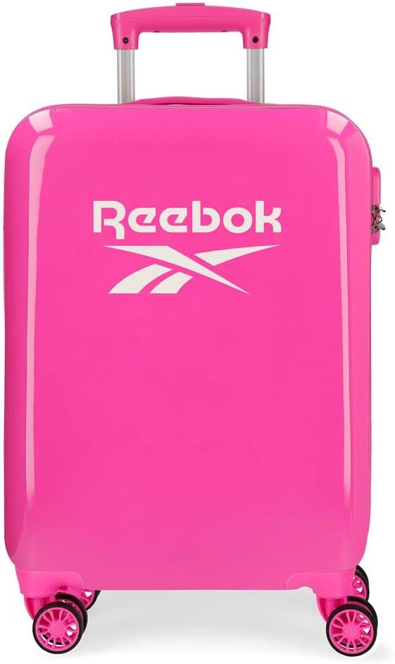 Reebok Maveryck Kabinenkoffer Pink 38 x 55 x 20 cm starres ABS-Seitenkombinationsschloss 34 l 2,86 k