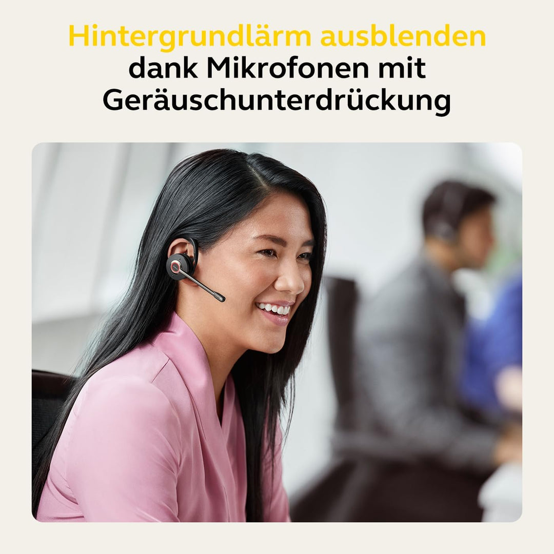Jabra Engage 55 Schnurloses, Convertibles Headset mit EarHook, Kopf- und Nackenbügel und Link 400 US
