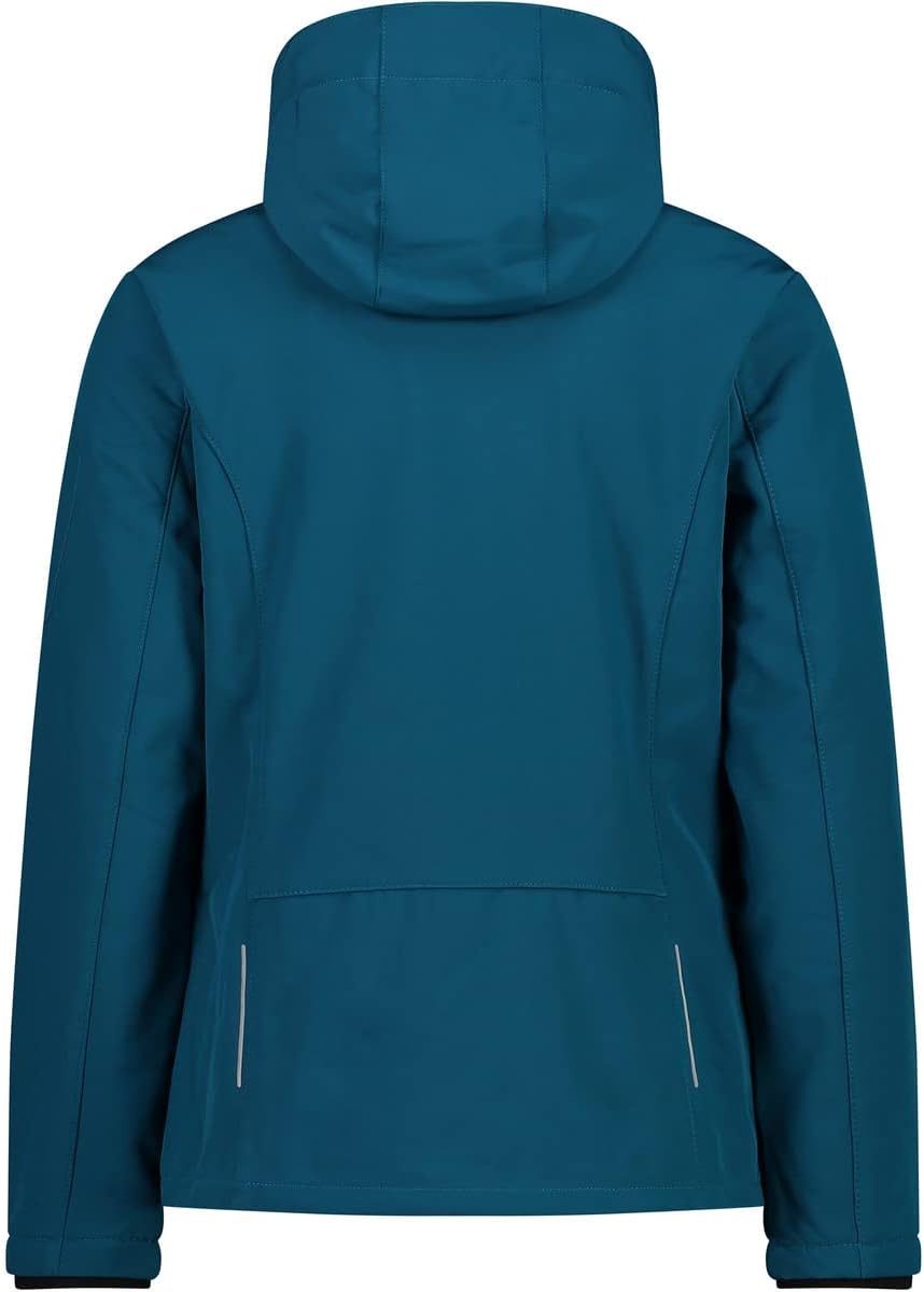 CMP Damen Windproof And Waterproof Softshell Jacket Wp 7.000 Jacke 36 Deep Lake, 36 Deep Lake