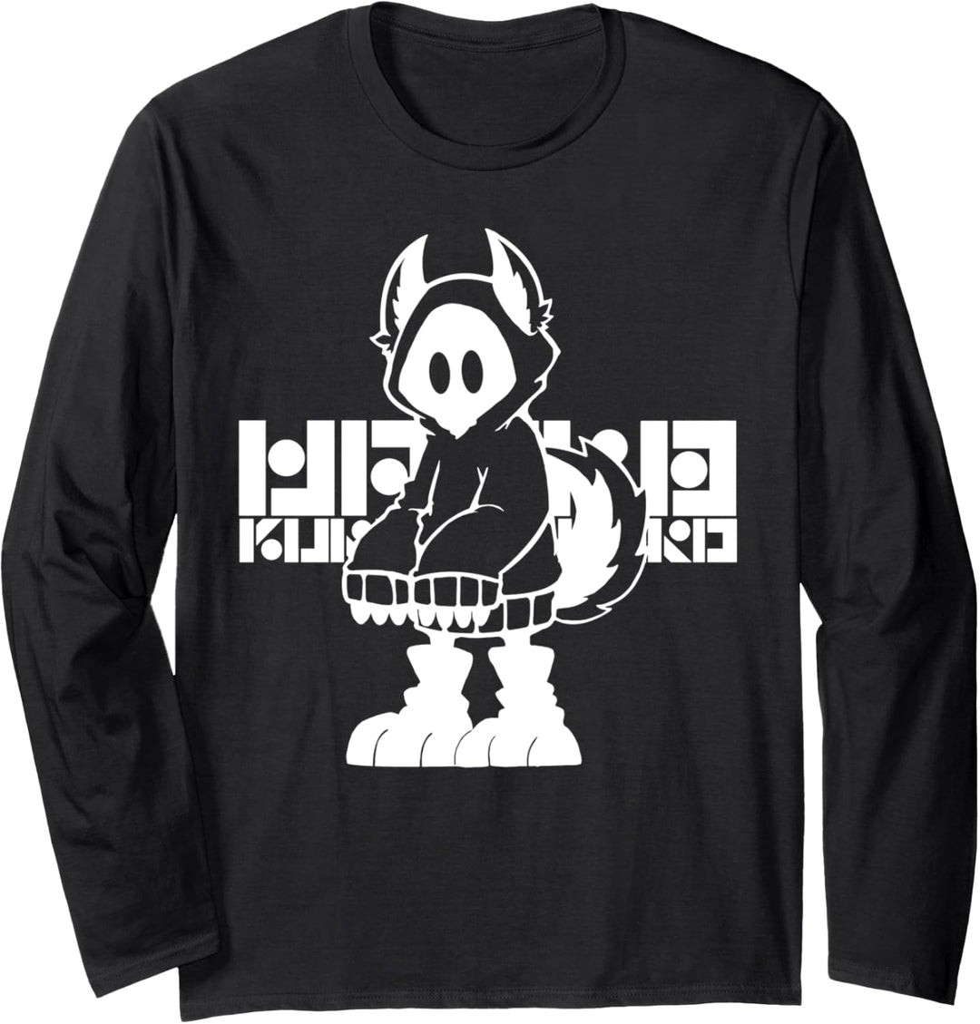 nog-T-0010-Hundeschwarz Langarmshirt