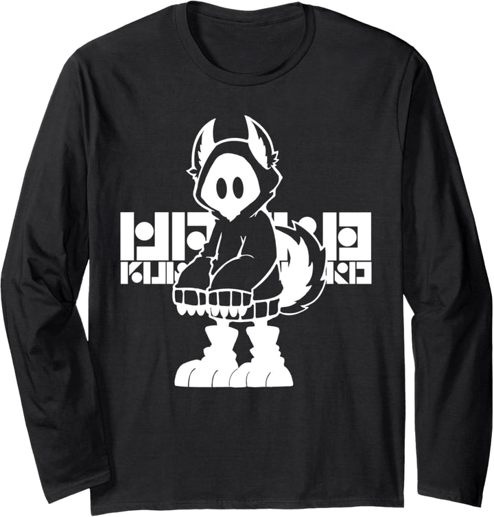 nog-T-0010-Hundeschwarz Langarmshirt