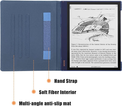 Hülle für BOOX Note Air 2 (2021) & BOOX Note Air 2 Plus (2022) Digitales Papier-Tablet Verbesserte D