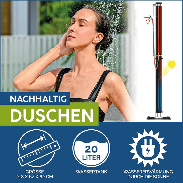 Bestway 58695 62 x 62 x 218 cm Schwarz, 62 x 62 x 218 cm Schwarz