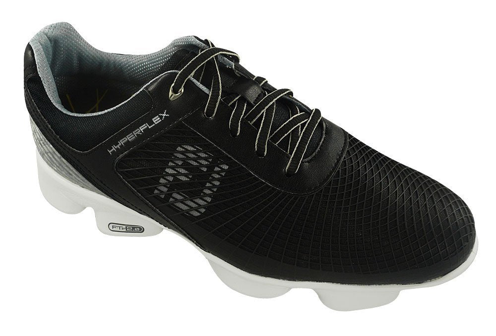 Footjoy Herren Hyperflex Golfschuhe 39 EU Schwarz Weiss, 39 EU Schwarz Weiß