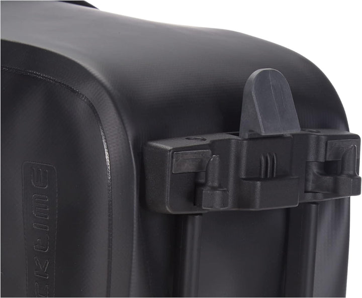 Racktime Unisex – Erwachsene Yves Wd Gepäckträgertasche, schwarz, Einheitsgrösse Single, Single