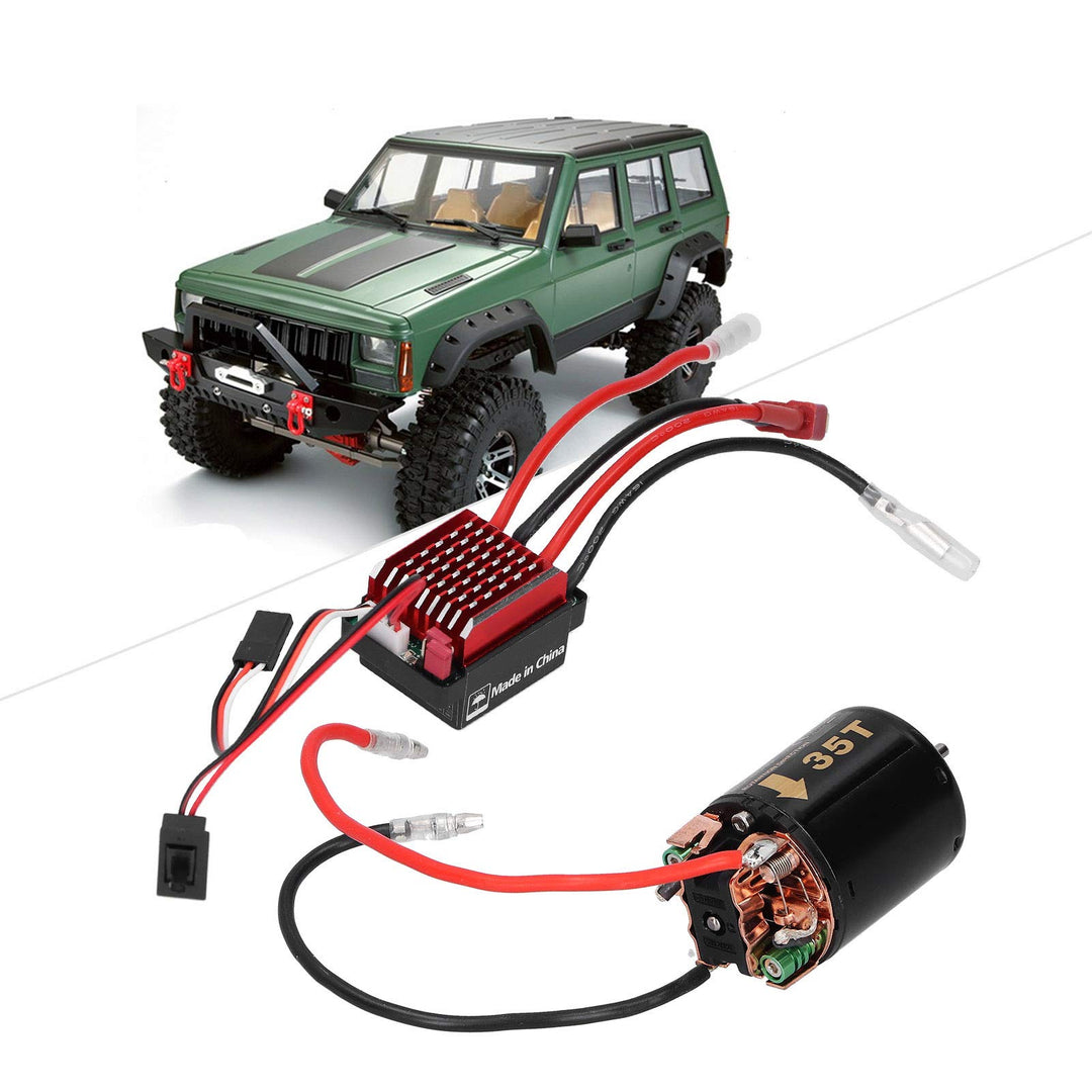 1/10 RC Motor ESC, 540 Brushed Motor 35T 45T 55T mit 360A ESC Combo, 1/10 Elektro RC High Speed Co