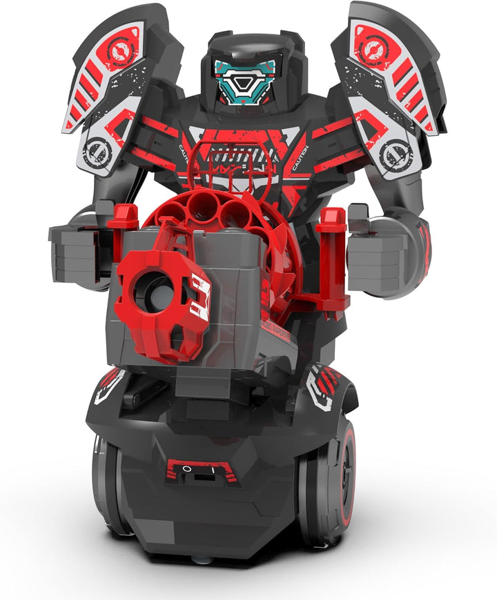 YCOO Robo Rapidfire, Roboter mit LED-Lichtern im Gesicht und Soundeffekten, 2 Spielformen, zielgeric