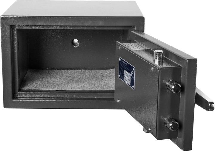 Elektronischer Safe zertifiziert g EN 14450:2017 S2 Standard ECB-Certification mit Doppelbartschloss