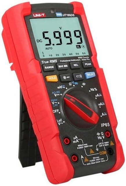 UNI-T UT195 Series UT195DS Handheld Industrial Digital multimeters IP65 and 2m Drop Proof, UT195DS
