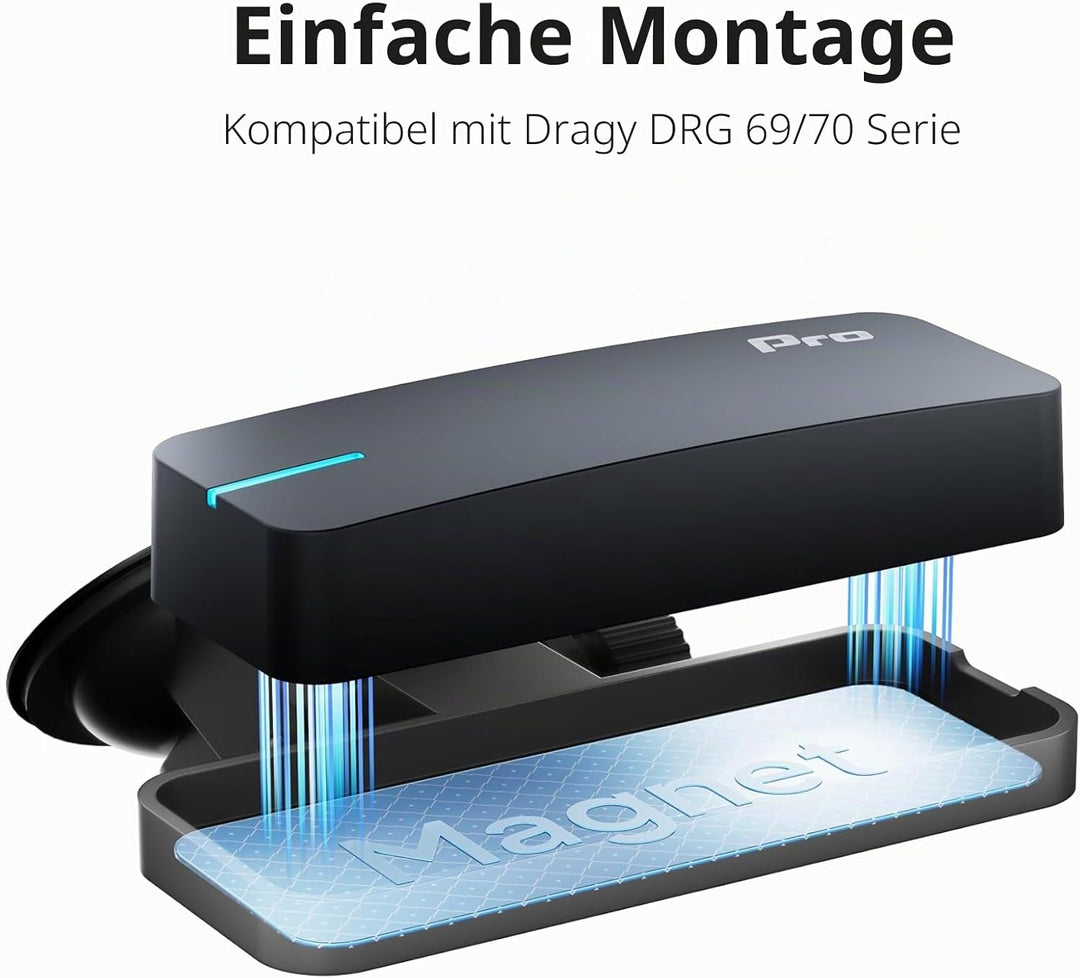 Offizielle dragy Mount, Fenster-Saugnapfhalterung kompatibel mit dragy DRG69/70 Serie GPS-basiertes