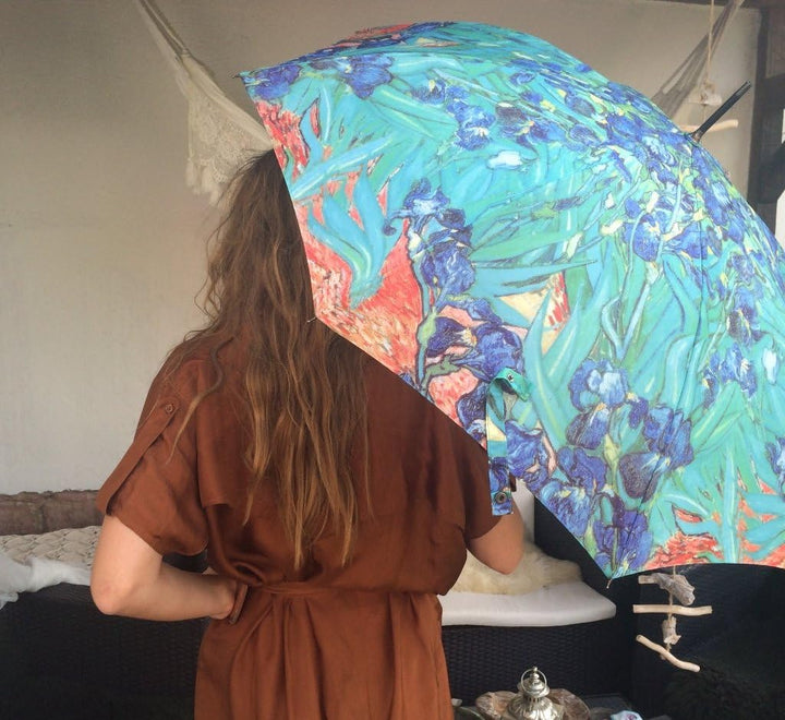 VON LILIENFELD Regenschirm Vincent Van Gogh: Iris Auf-Automatik Damen Kunst Blumen