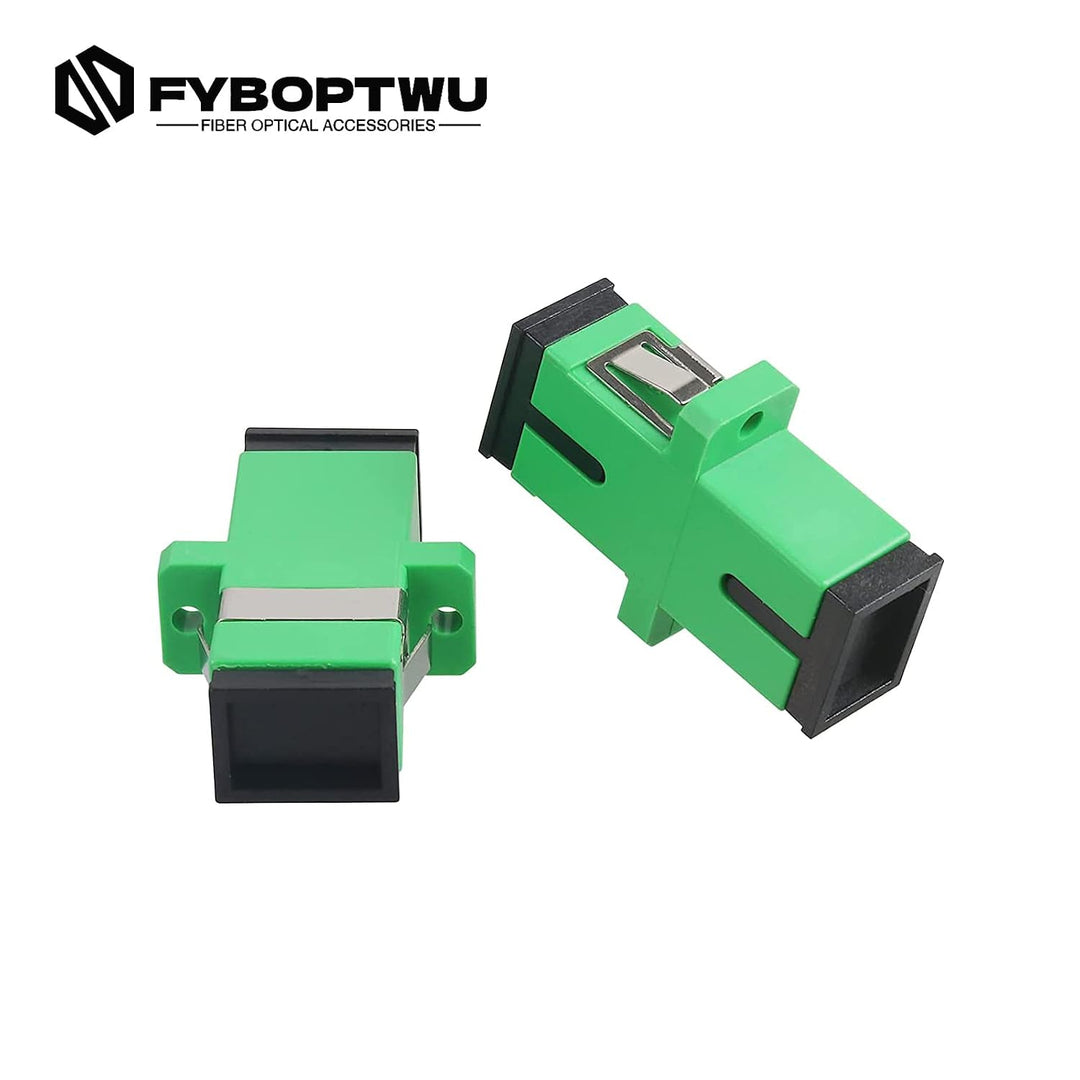 25 Stück SC Faser-Optik-Koppler SC Singlemode (SM) Simplex Faser-Optik-Adapter SC-Weiblich zu SC-Wei