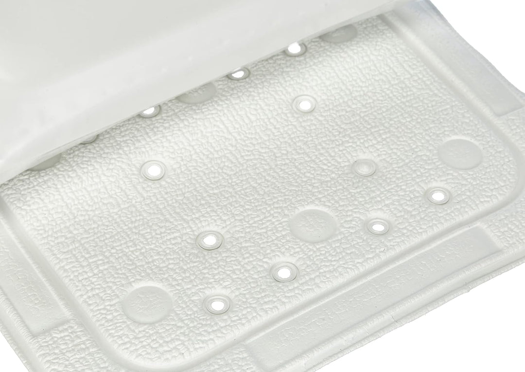 Kleine Wolke Wellness Wanneneinlag, PVC, Weiss, 36x145 cm Weiss, Weiss