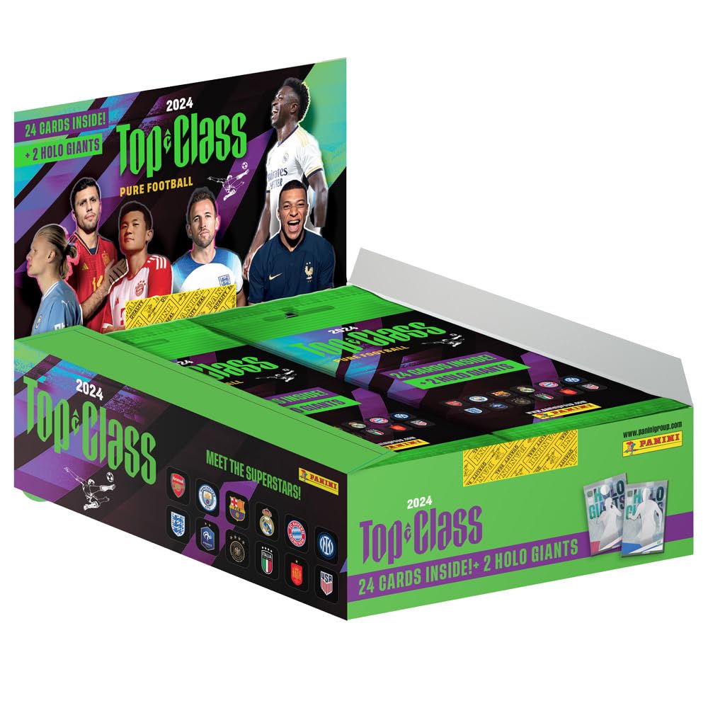 Generisch FIFA Top Class 2024 - Trading Cards - 1 Fat Pack Display (10 Packs)