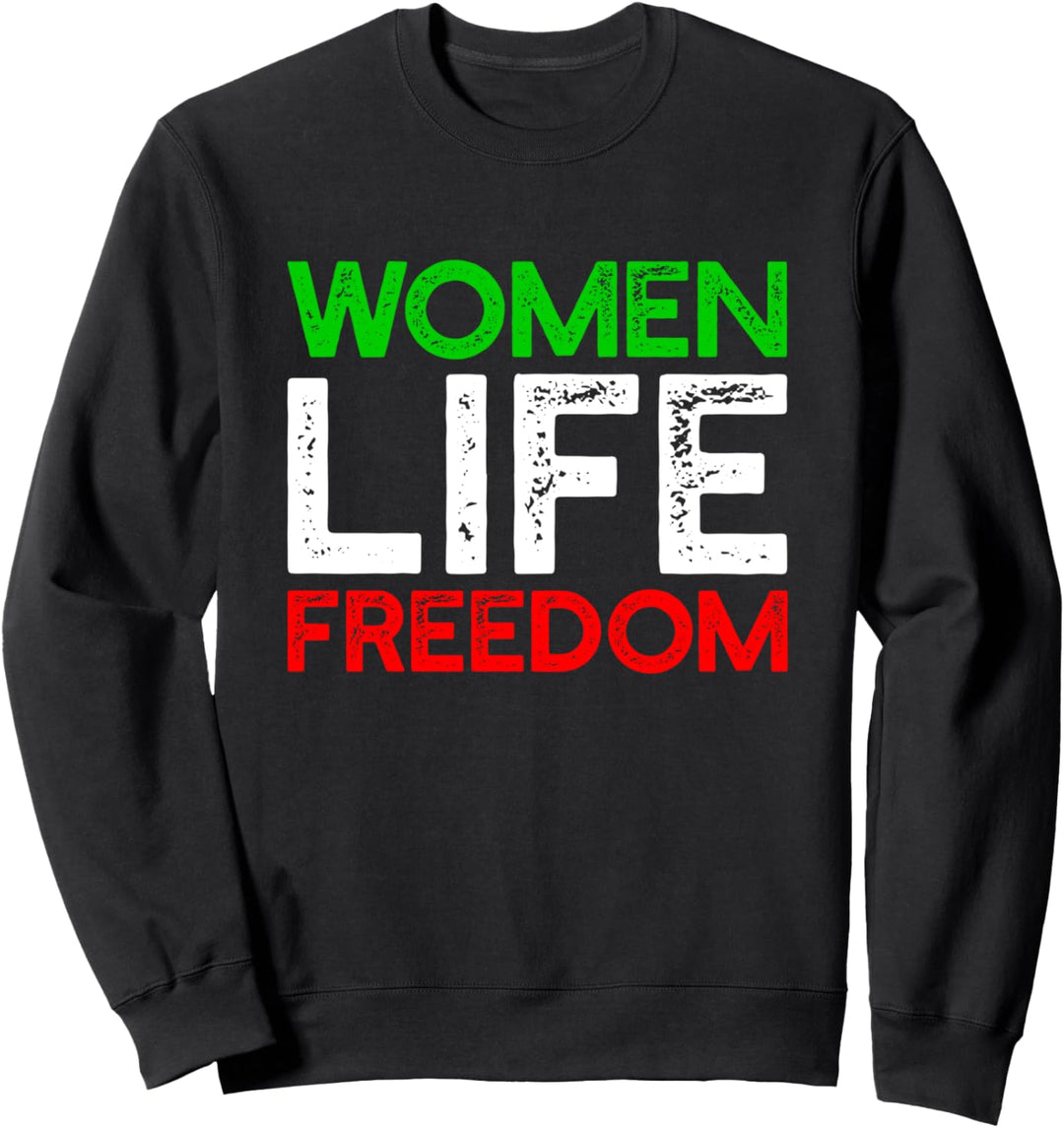 Damen, Leben, Freiheit, Solidarität, Damenbewegung, Iran Meme Sweatshirt