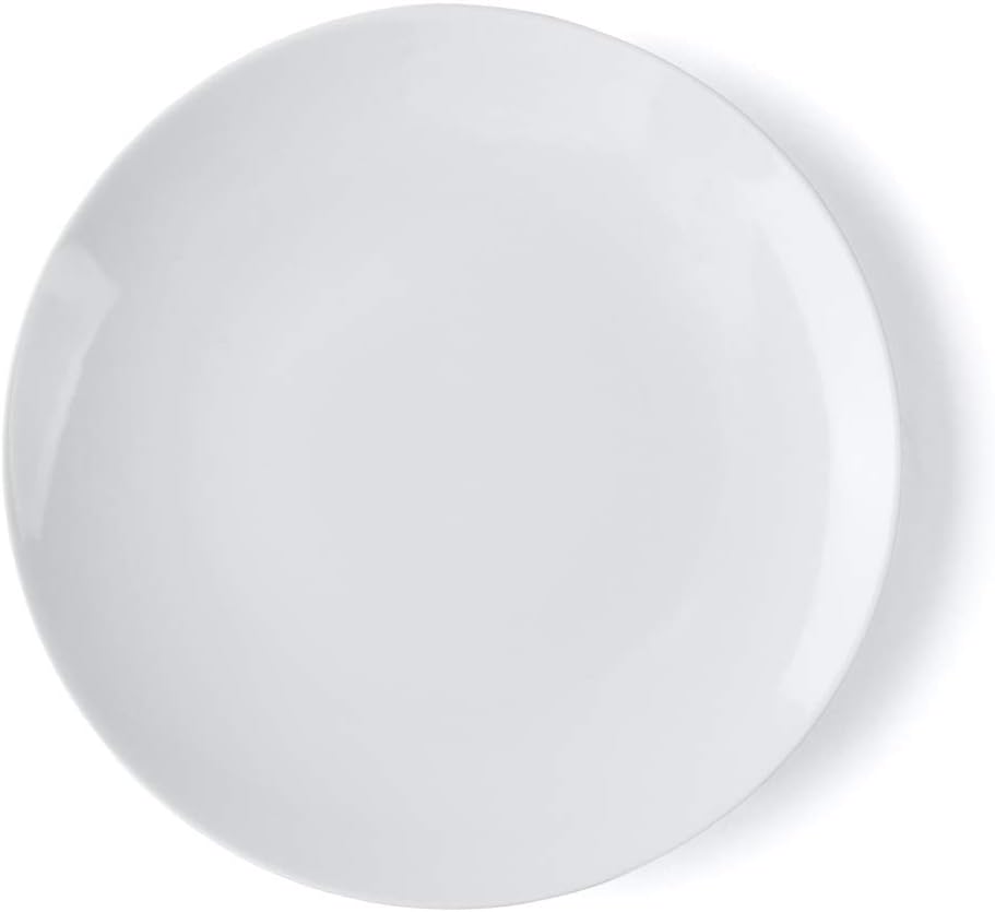 Holst Porzellan MA 124 PACK 12 Vorteilspack 12er Set Speiseteller 24 cm, weiss, 24 x 24 x 20 cm Mitt