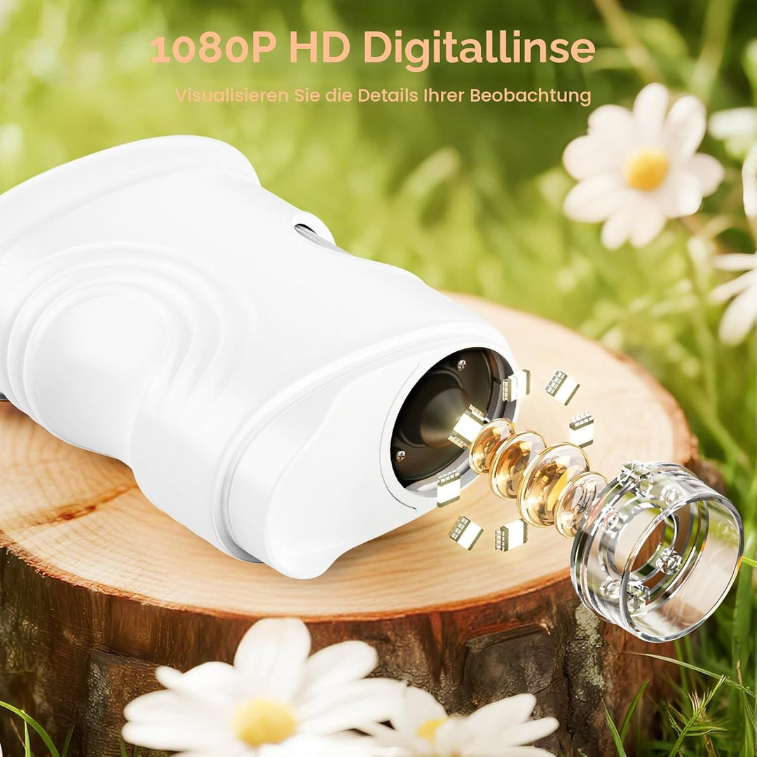 Handy Digital Mikroskop für Kinder, 1080P HD 2.0" Bildschirm Taschenmikroskop, Microscope LED Lights