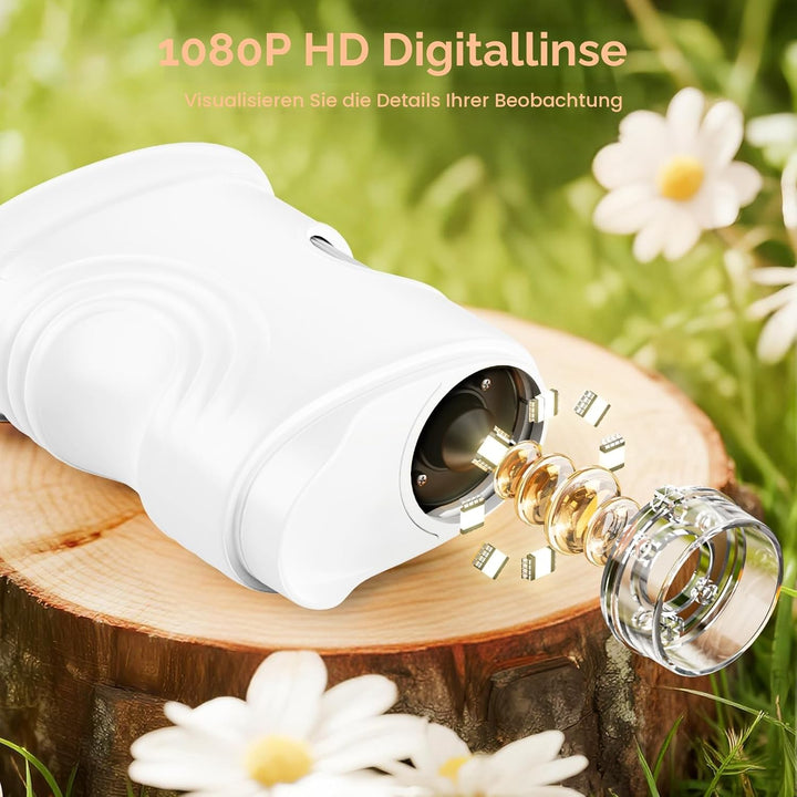 Handy Digital Mikroskop für Kinder, 1080P HD 2.0" Bildschirm Taschenmikroskop, Microscope LED Lights