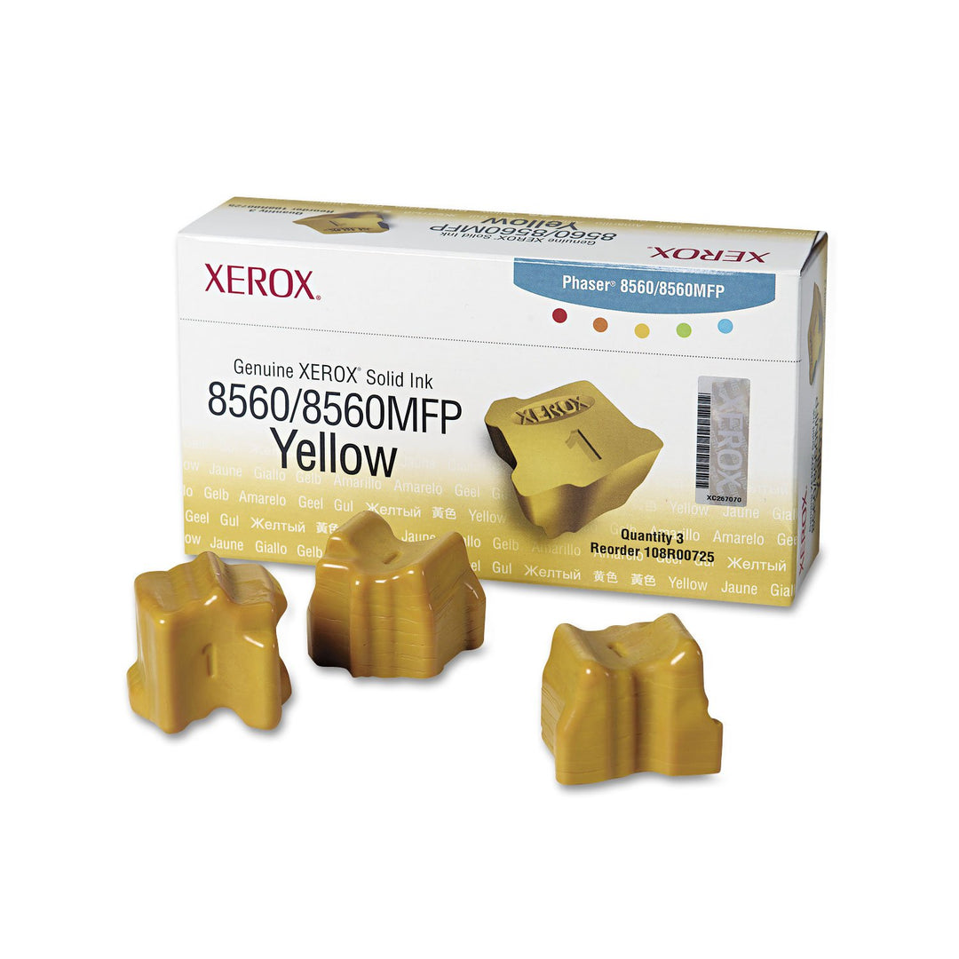 Xerox Solid Ink für PH8560/8560MFP, 3-Stück, gelb