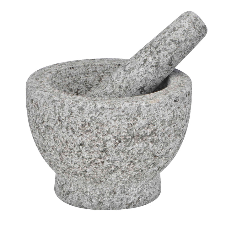 Mörser mit Stössel aus Granit 14074