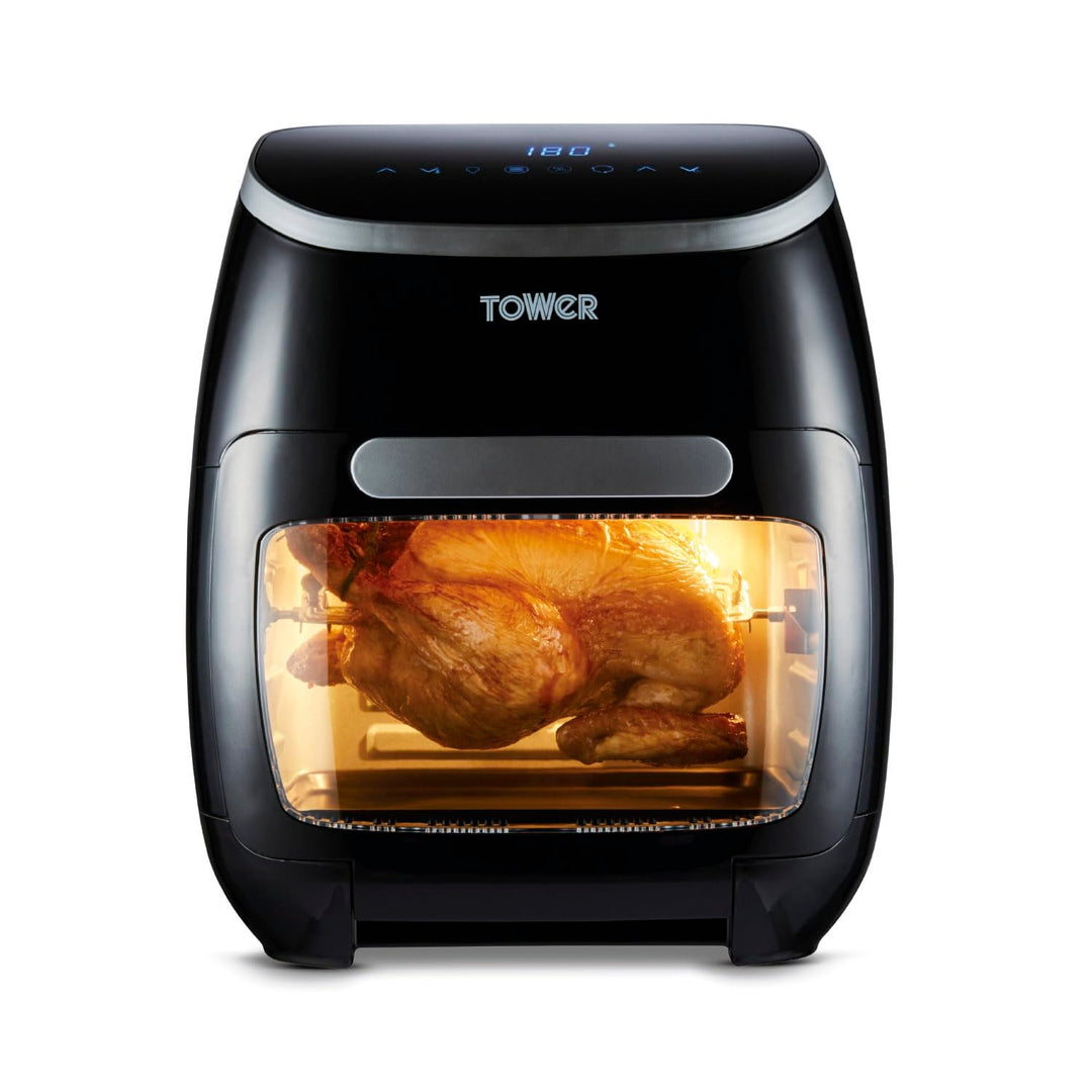 Tower T17076 Xpress Pro Combo 10-in-1 Digitale Heissluftfritteuse mit Schneller Luftzirkulation, 60-