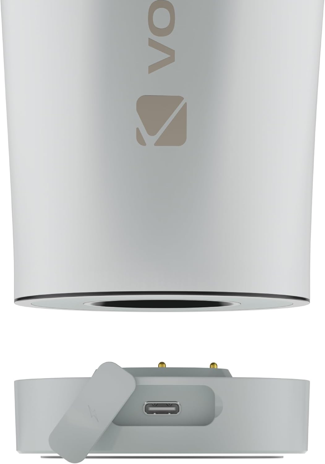 VOLTRX ChillMix Shaker Isoliertem Edelstahl - USB-C Aufladbarer Elektrischer Proteinshake-Mixer, Sha