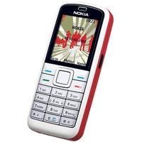 Nokia 5070 red White Handy