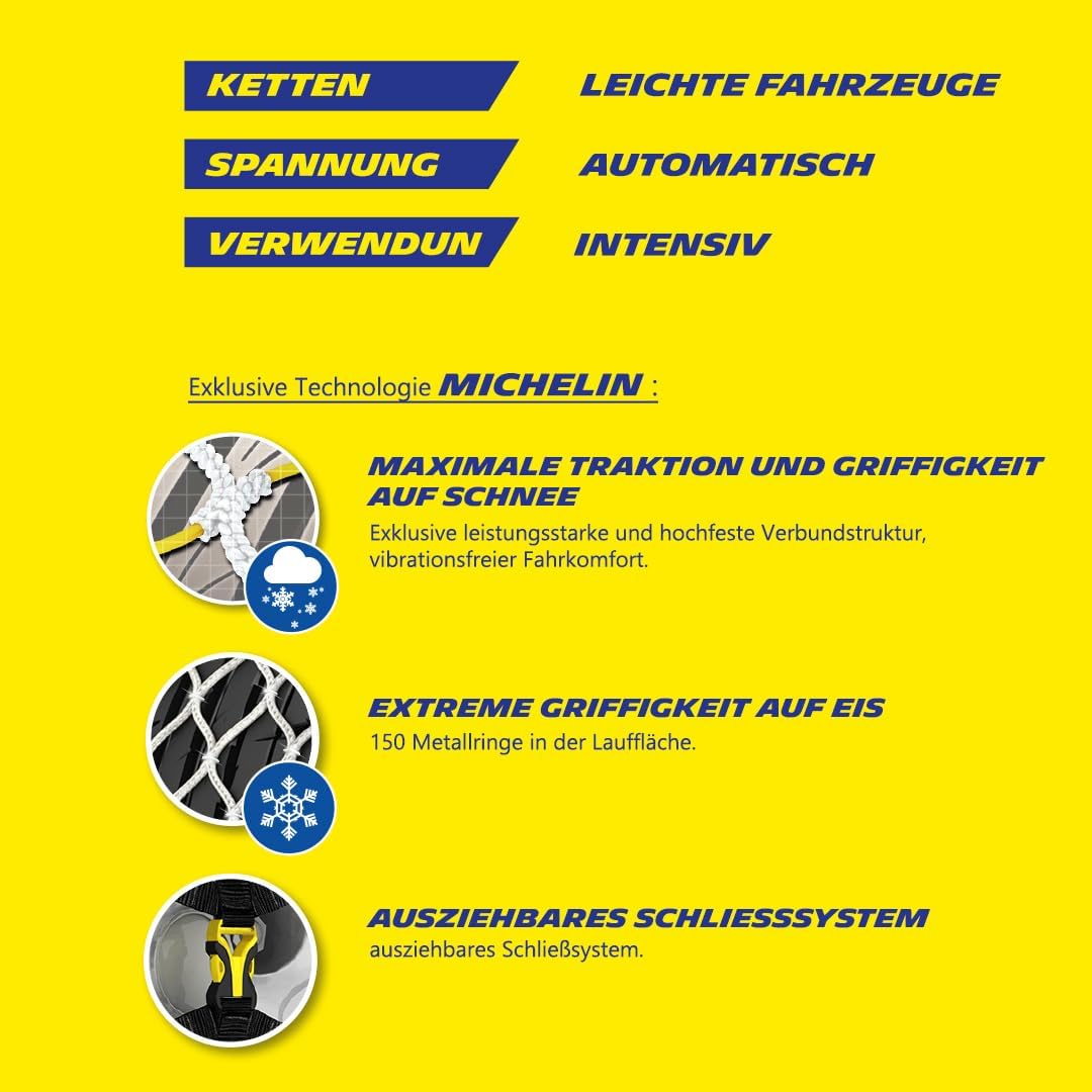 MICHELIN Schneekette Easy Grip Limited 16 E16, E16