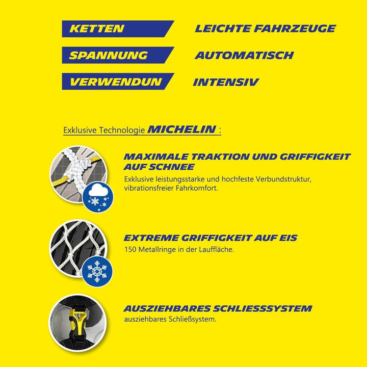 MICHELIN Schneekette Easy Grip Limited 16 E16, E16