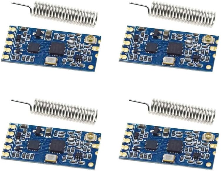 4Pcs HC-12 SI4438 Serial Port Board
