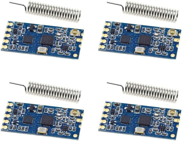 4Pcs HC-12 SI4438 Serial Port Board