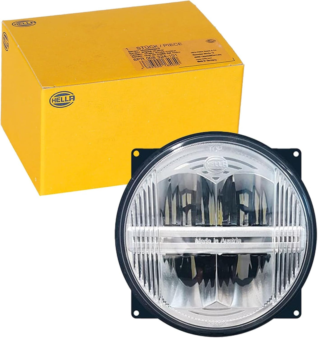 HELLA - LED-Hauptscheinwerfer - M133 - 12V - Einbau - glasklare Streuscheibe - Lichtscheibenfarbe: t