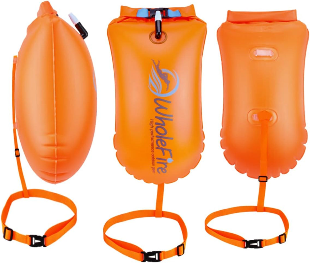 20L Schwimmboje Wasserdicht Aufblasbare Trockentasche Schwimmen Hohe Sichtbarkeit für Wassersport, o