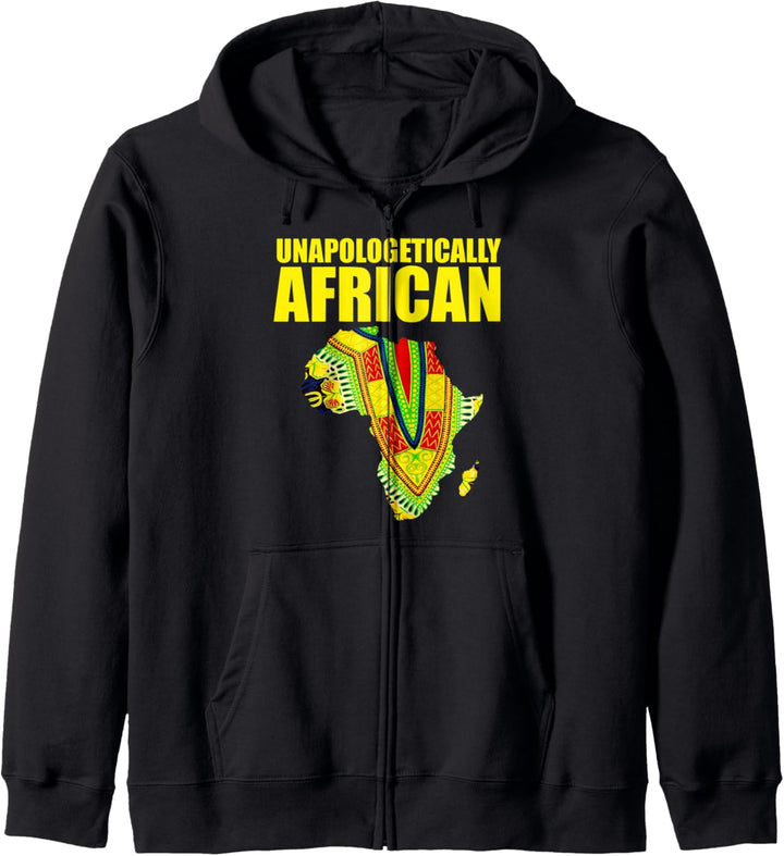 Afrikanisches Melanin-Afrika-Stolz-Geschenk Kapuzenjacke