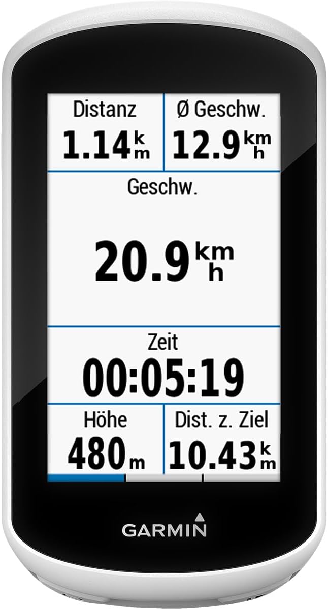 Garmin Edge Explore GPS-Fahrrad-Navi - Vorinstallierte Europakarte, Navigationsfunktionen, 3“ Touchs