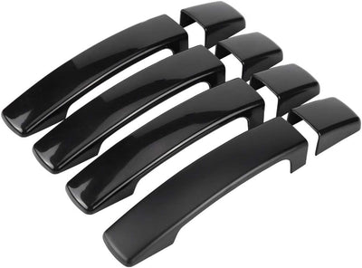 KSTE 4pcs Auto Glänzend schwarz aussen Tuergriffabdeckung for Range Rover Sport Discovery 3 Freeland