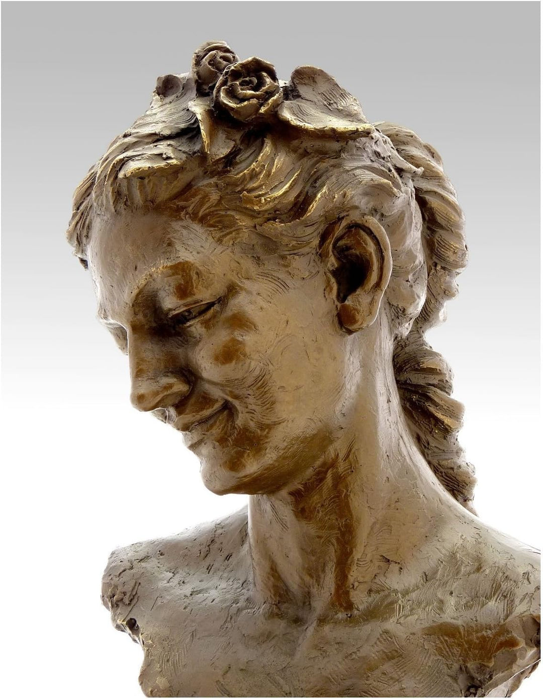 Kunst &amp; Ambiente - Bacchante with Lowered Eyes (1872) - Jean-Baptiste Carpeaux - Skulptur - Plastik