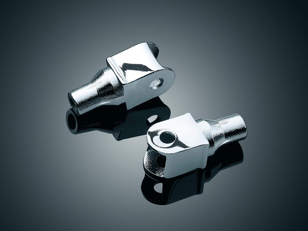 Kuryakyn 8803 Motorrad Fussrasten-Komponente: konisch zulaufende Peg-Adapter für 1996-2019 Honda Mot