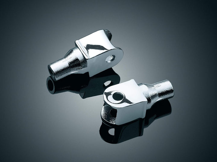 Kuryakyn 8803 Motorrad Fussrasten-Komponente: konisch zulaufende Peg-Adapter für 1996-2019 Honda Mot