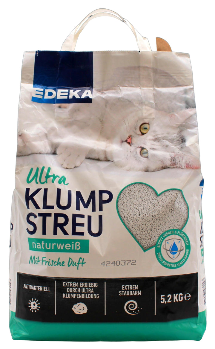 Edeka Ultra Klump-Streu Katzenstreu, (1 x 5.2 kg)