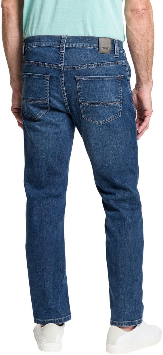 PIONEER AUTHENTIC JEANS Herren Jeans Rando 42W / 30L Dark Blue Used Buffies, 42W / 30L Dark Blue Use