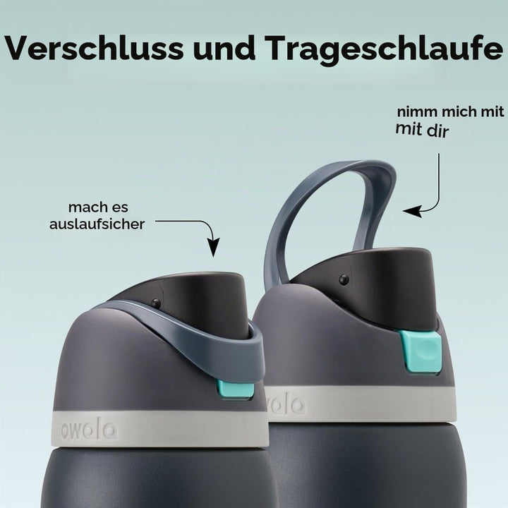 Owala FreeSip Isolierte Edelstahl Trinkflasche mit Strohhalm, 945 ml – BPA-frei, optimal für Sport,