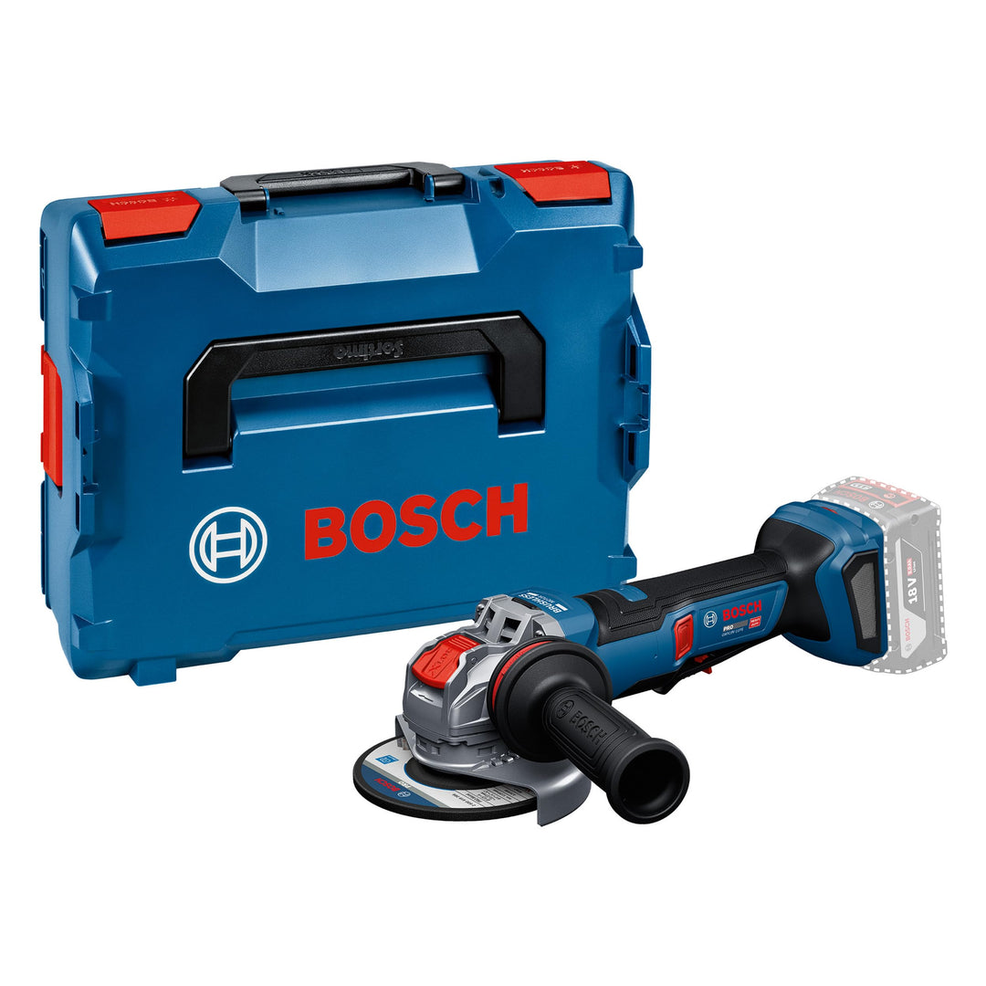 Bosch PRO 18V System Akku-Winkelschleifer GWX18V-11PS (inkl. L-BOXX) X-Lock, ohne Akku/Lader, X-Lock