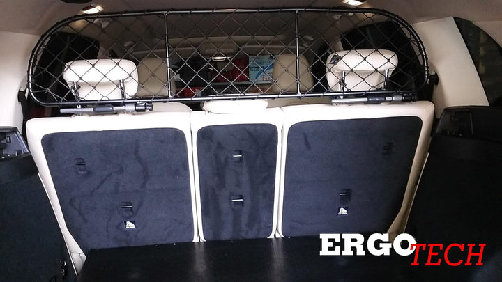 ERGOTECH Trennnetz Trenngitter kompatibel mit BMW 2er Gran Tourer, RDA65-S8, für Hunde und Gepäck