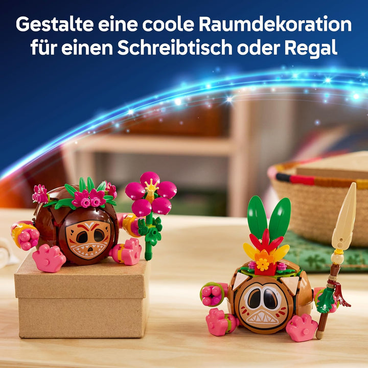 LEGO | Disney Vaiana Kakamora - Spielzeug inkl. 2 Blumentopf Figuren mit künstlichen Blumen als Zimm
