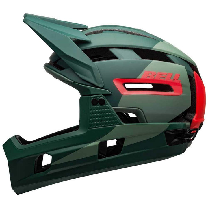 BELL Super Air M | 55-59cm matte/gloss green/infrared, M | 55-59cm matte/gloss green/infrared